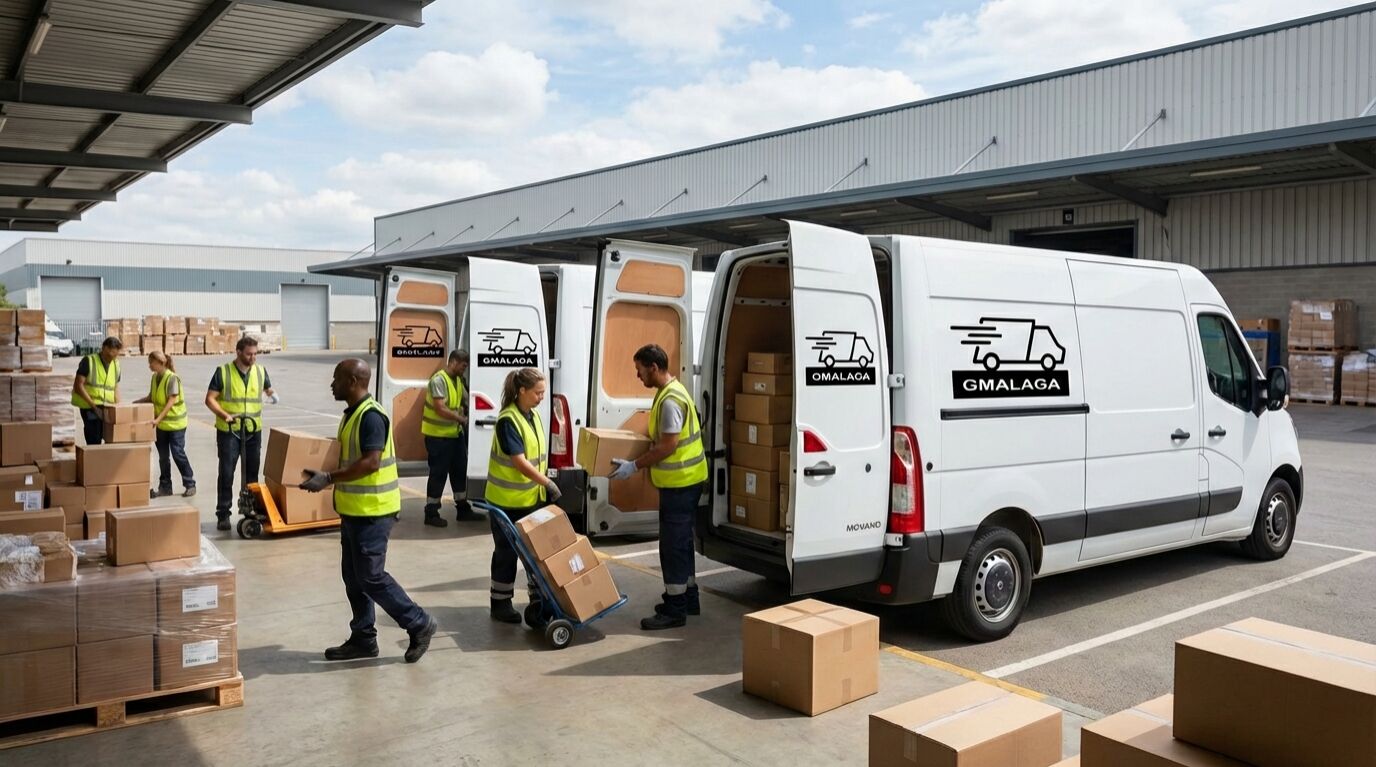 Servicio de transporte y paquetería en Málaga